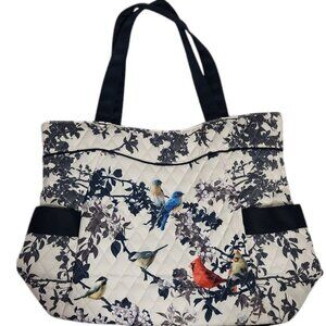 Bradford Exchange James Hautman Songs of Spring Quilted Bird Tote Bag